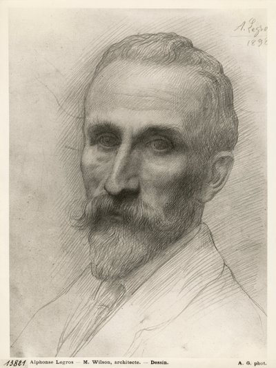 Mr. Wilson, Architekt, 1898 von Alphonse Legros